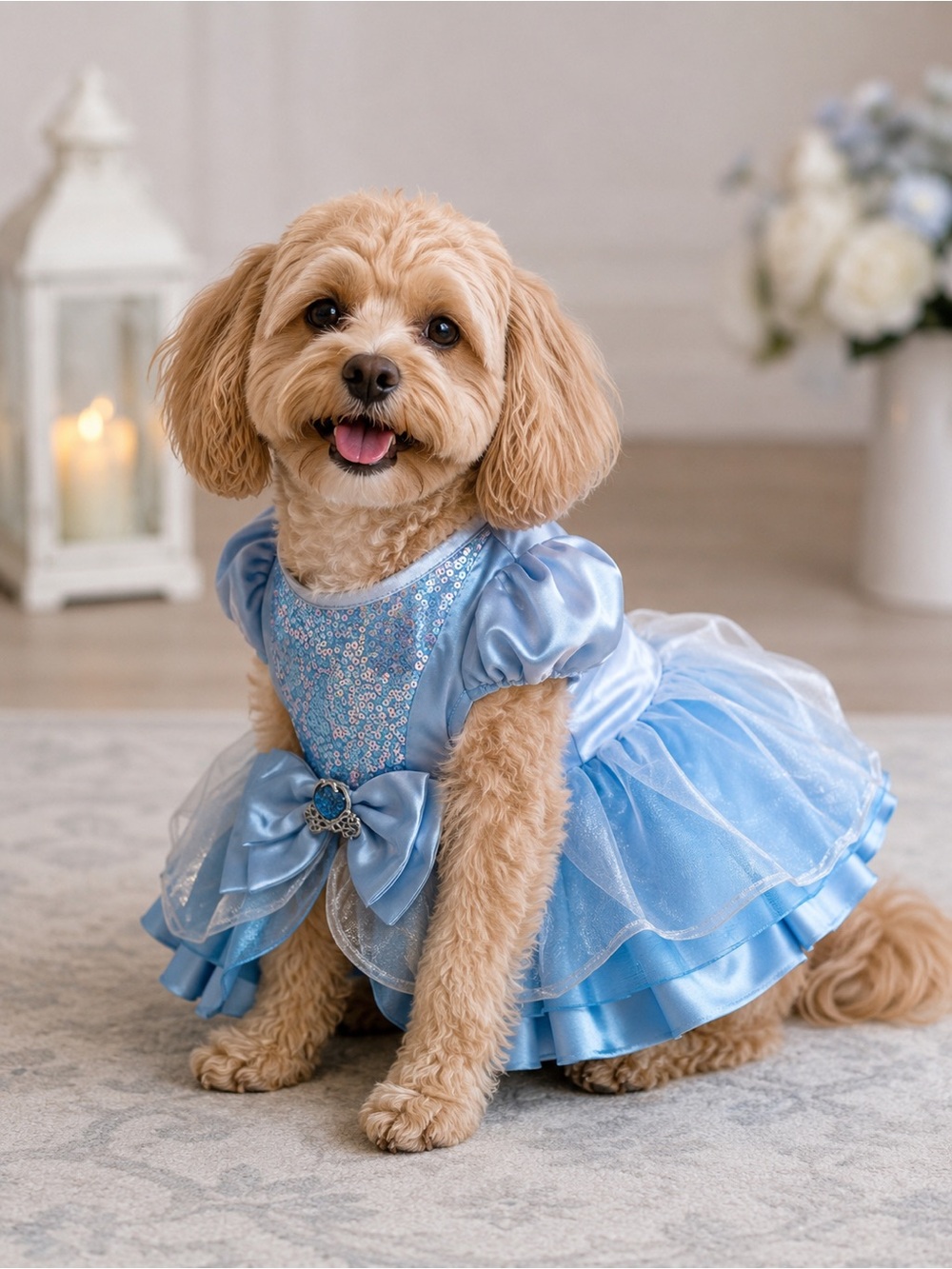 NWT Disney Cinderella Premium Pet Costume Size M